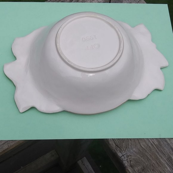 Vintage Fitz and Floyd Fruit Basket Weave Lemon bowl - Picture 5 of 15